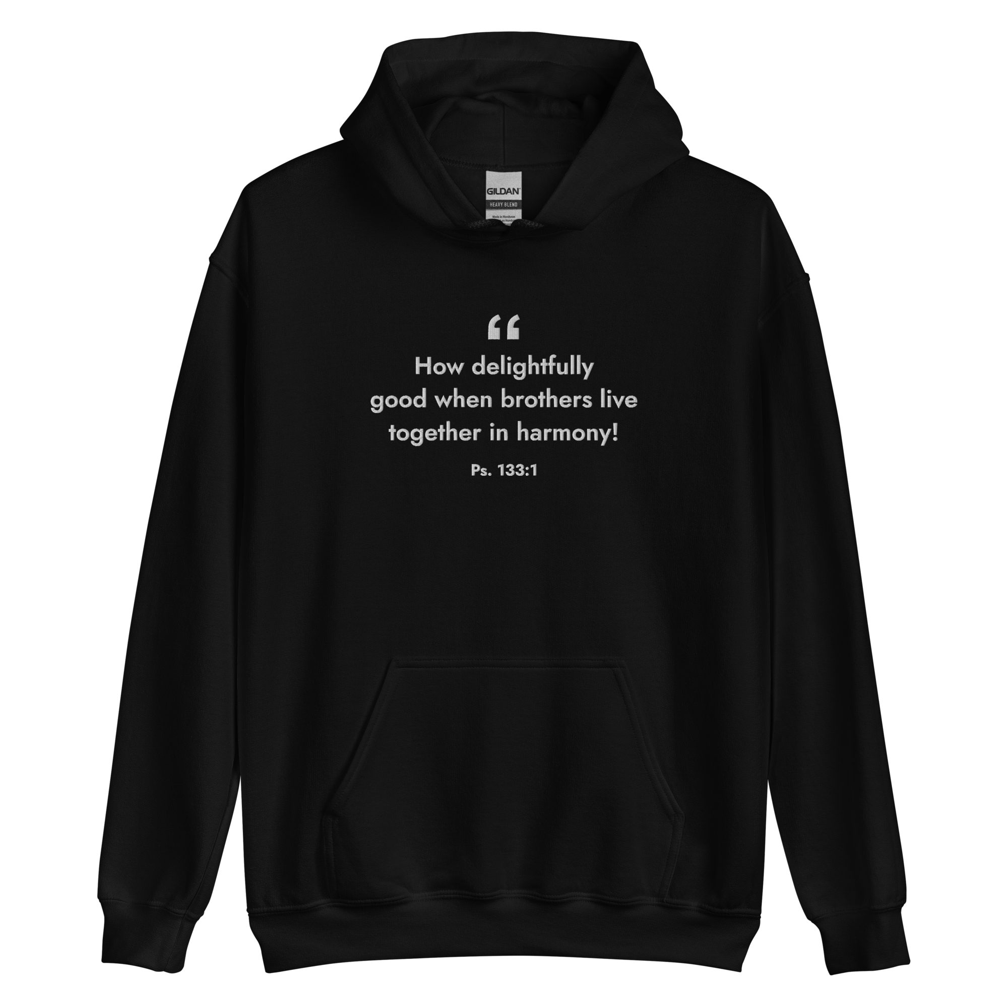 Psalms 133:1 Hoodie