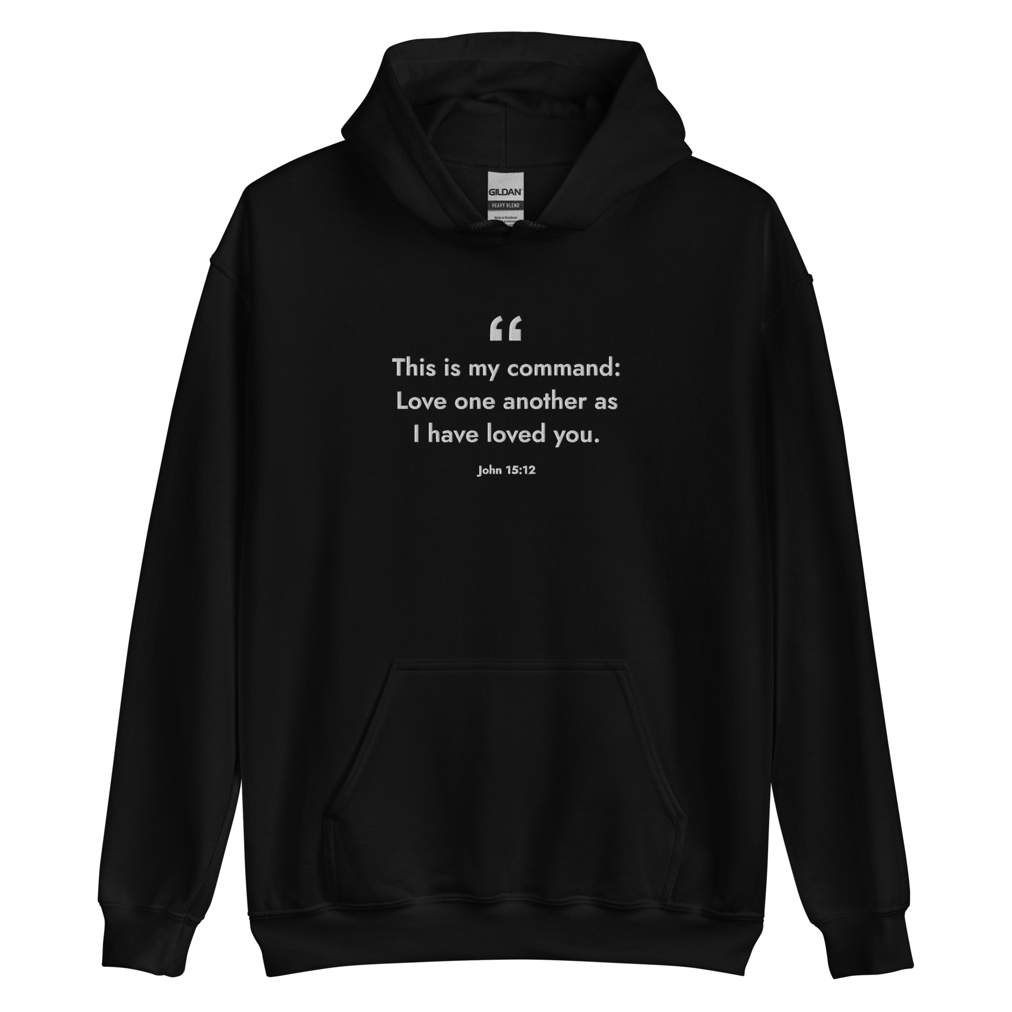 John 15:12 Hoodie
